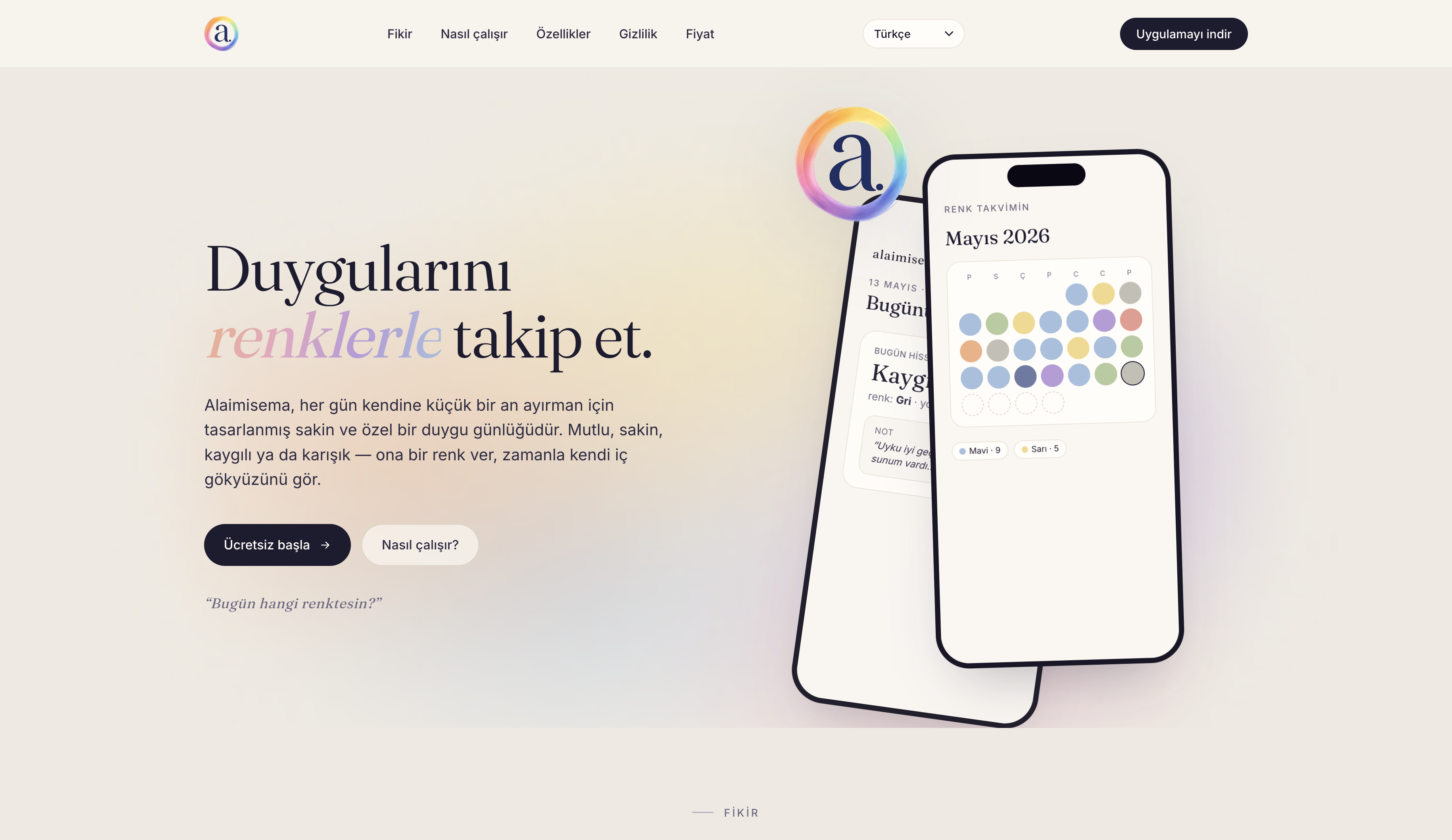 Screenshot of Alaimisema website
